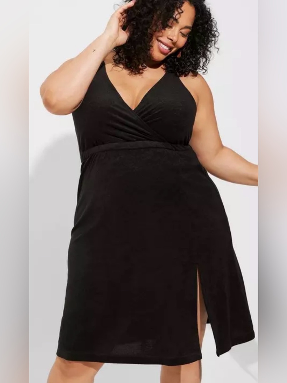 NWT Torrid Midi lightweight terry wrap cover-up dress size 6X